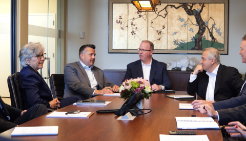 United Asset Strategies Team in Conference Room